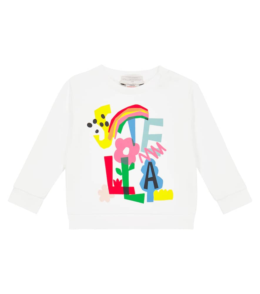 Stella McCartney Kids Baby printed cotton sweatshirt