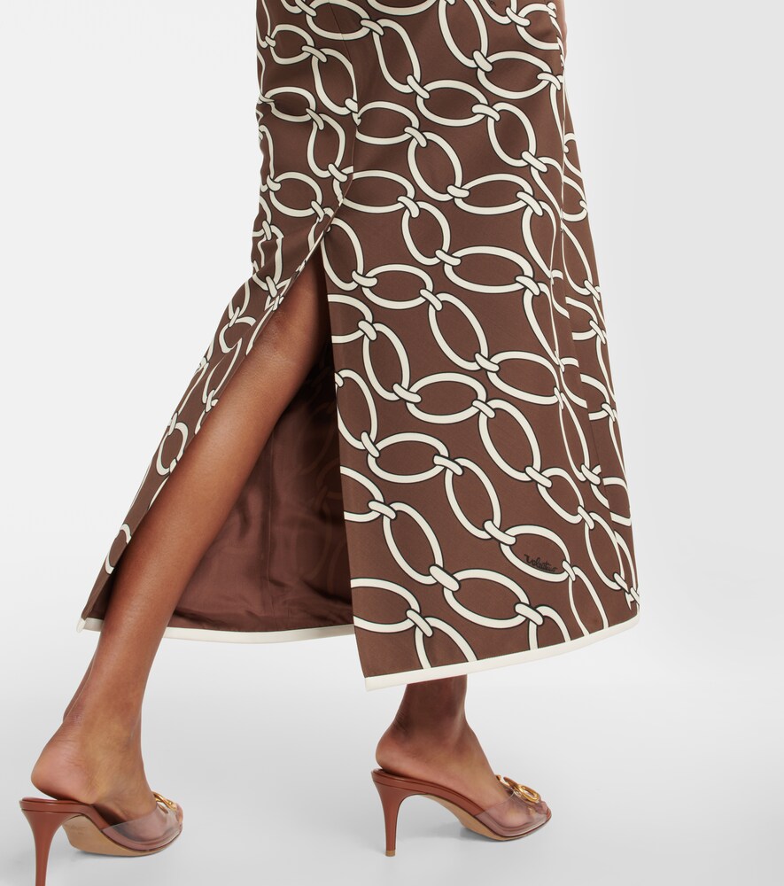  Valentino Valentino Bedruckter Maxirock 