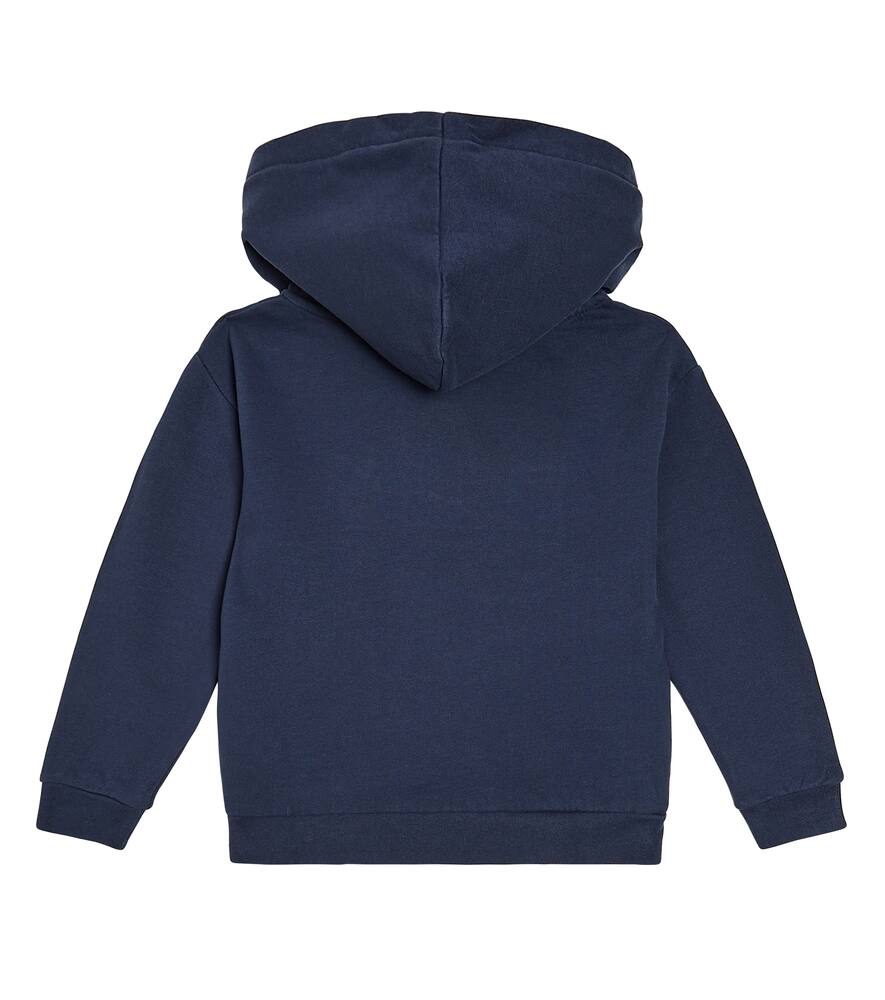 Vilebrequin Gary Logo Cotton Jersey Hoodie In Blue