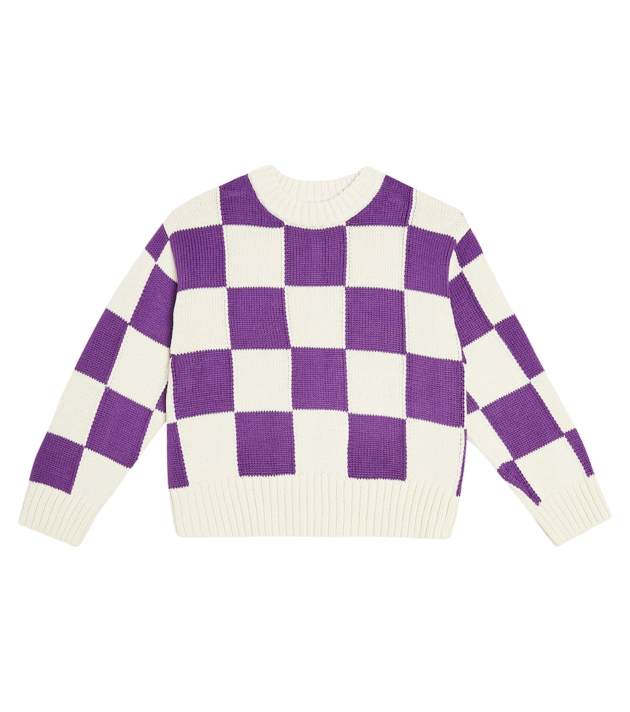 Molo Gertina checked cotton sweater
