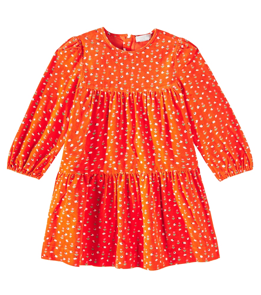 Stella McCartney Stella McCartney Kids Printed cotton velvet dress