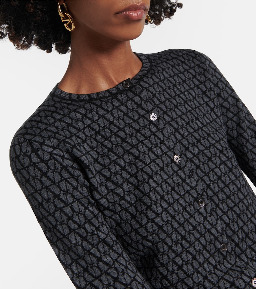  Valentino Valentino Cardigan Toile Iconographe Aus Schurwolle 