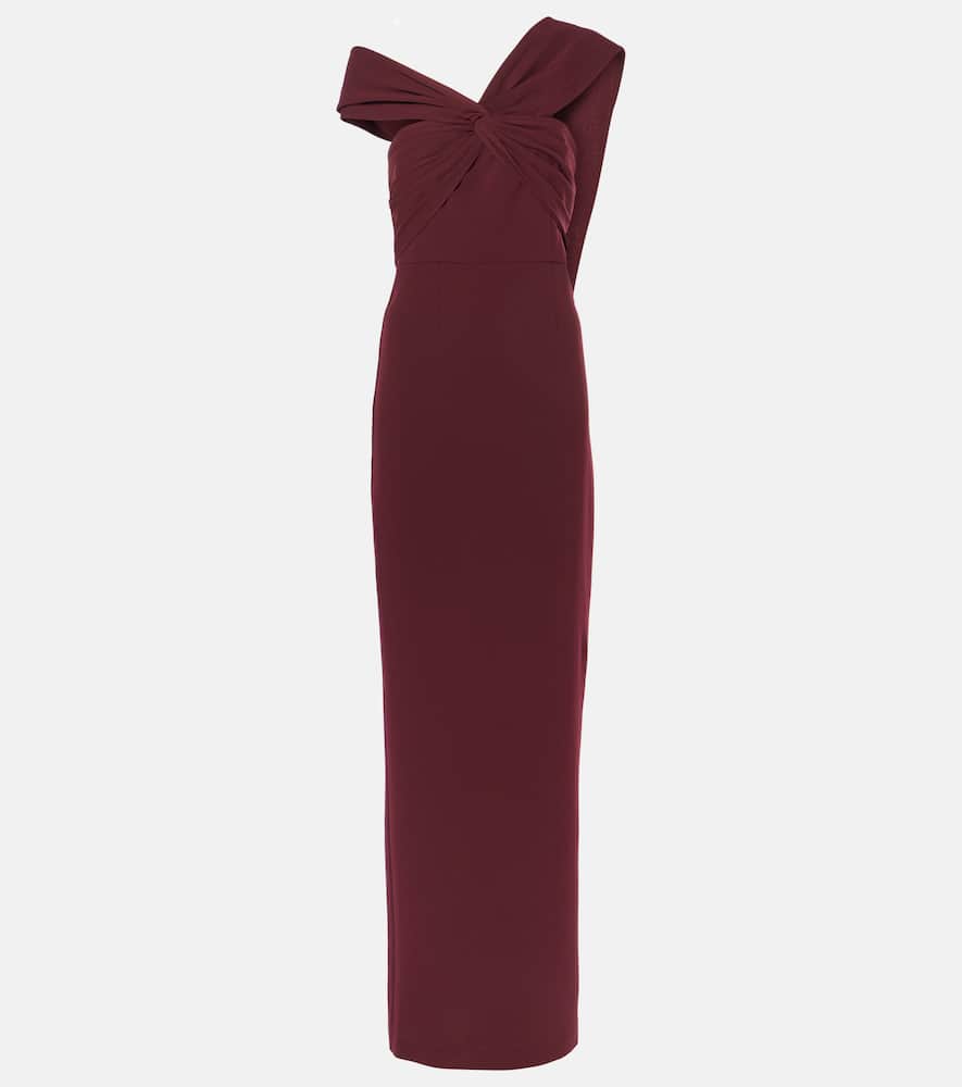 Roland Mouret Draped cady gown
