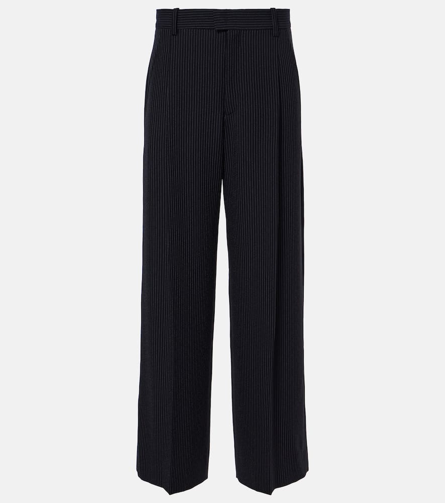 Romina striped crêpe wide-leg pants