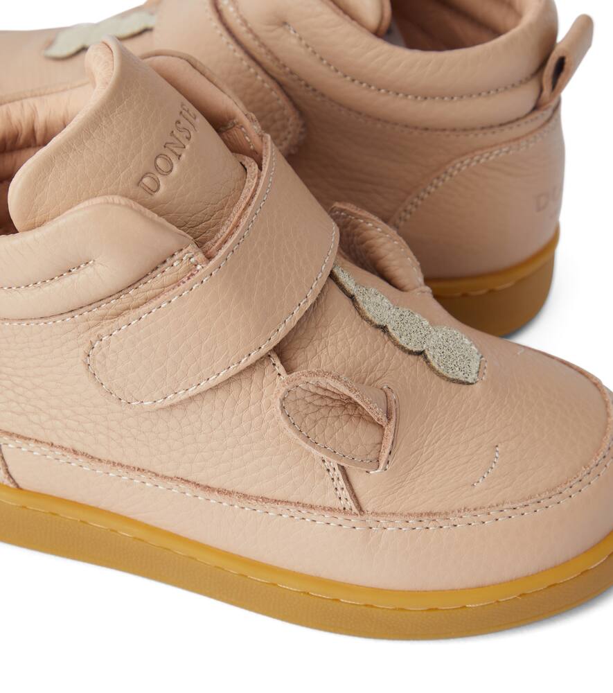 Donsje Mika Unicorn Leather Booties In Pink