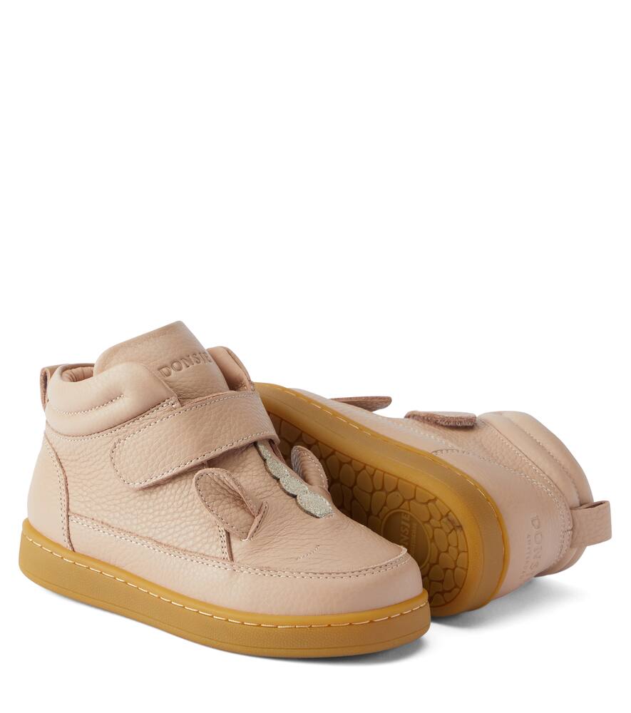 Donsje Mika Unicorn Leather Booties In Pink