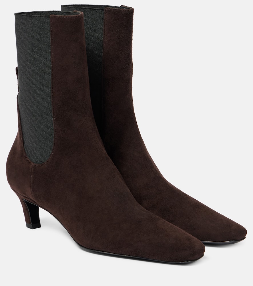 Suede ankle boots