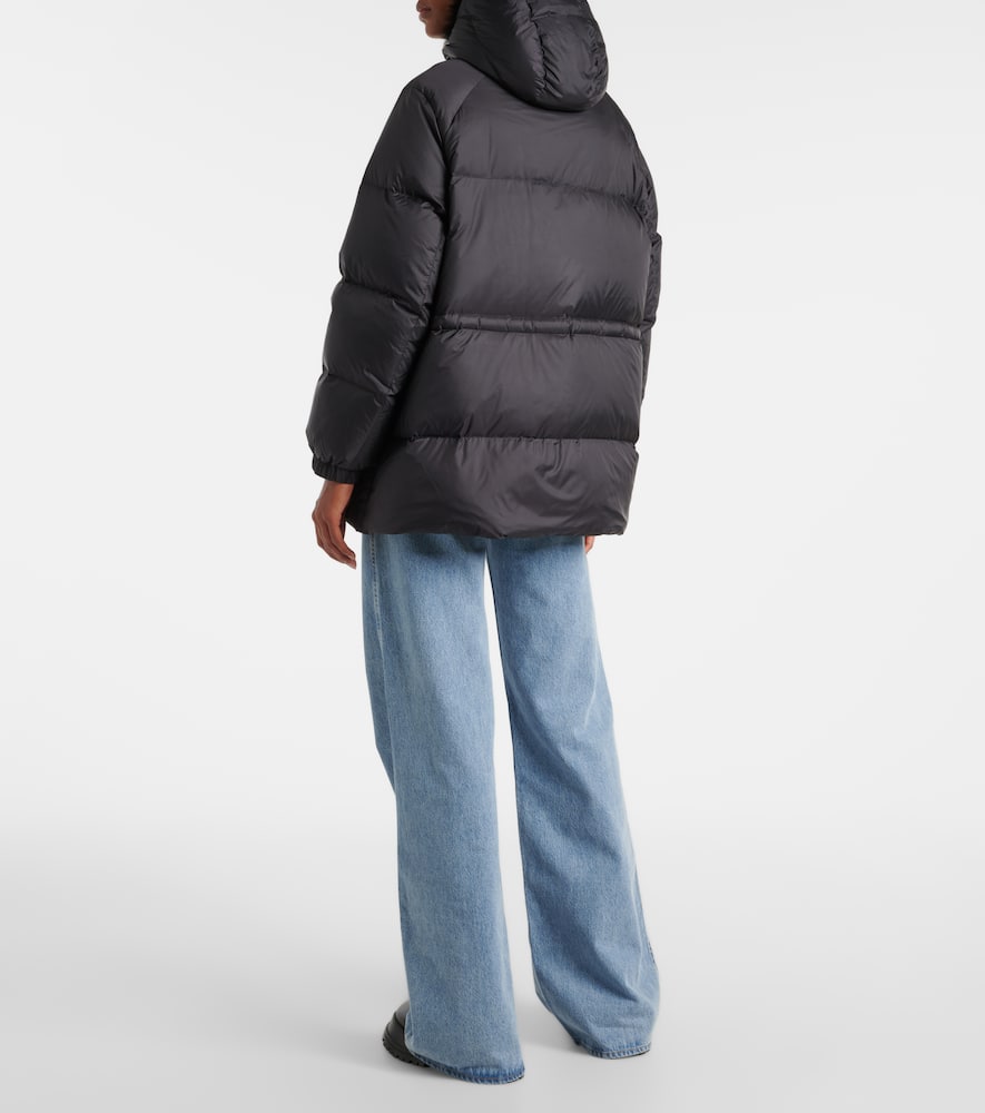 YVES SALOMON SHEARLING-TRIMMED DOWN JACKET