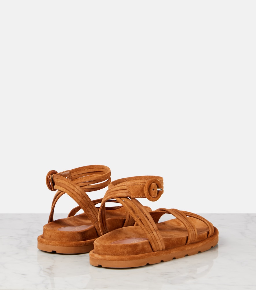  Gianvito Rossi Gianvito Rossi Sandalen Lianne Aus Veloursleder 