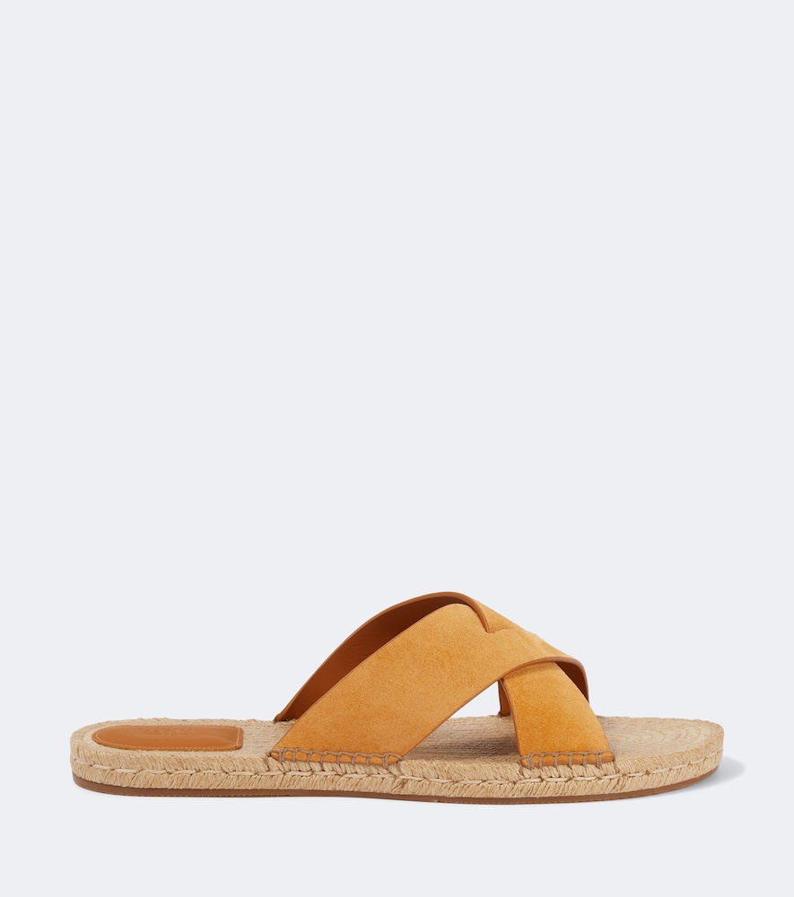  Zegna Zegna Suede Espadrille Sandals 