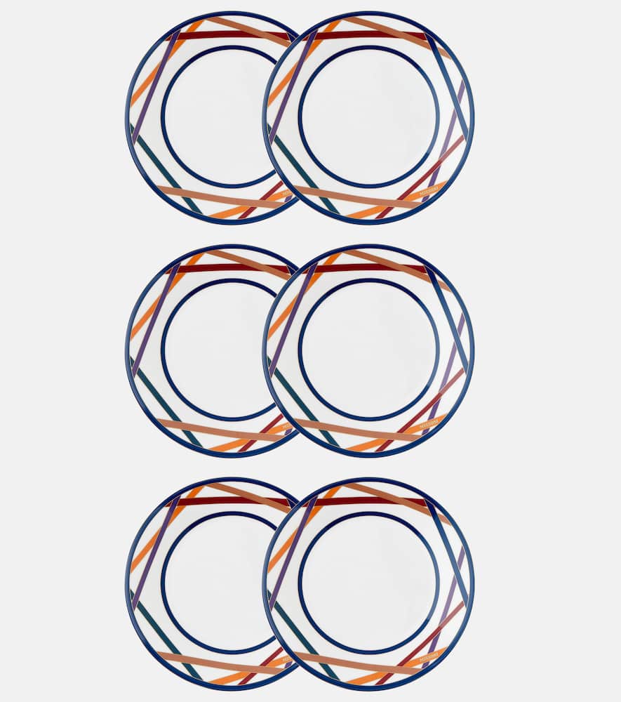 Missoni Nastri set of 6 ceramic soup plates