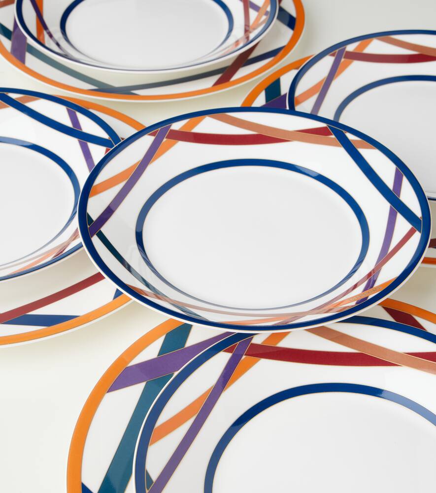 Missoni Nastri set of 6 ceramic soup plates