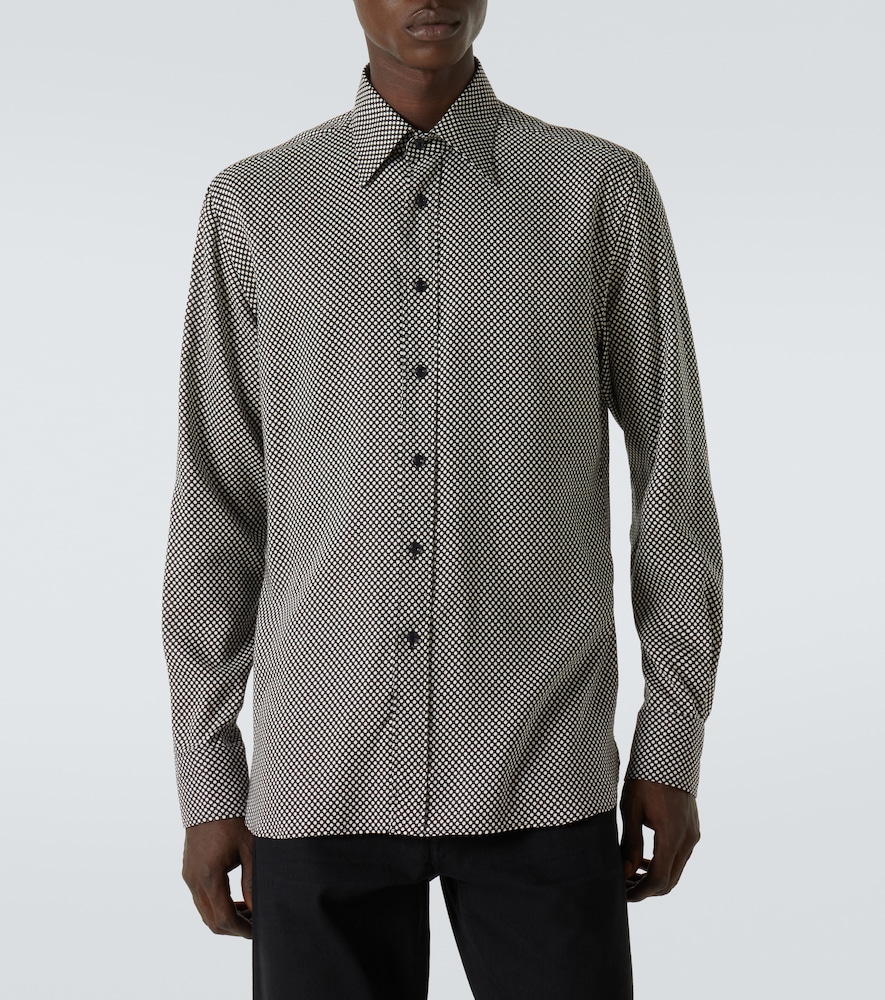  Tom Ford Tom Ford Polka-dot Printed Shirt 