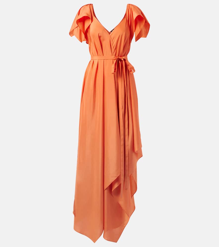 Plumet ruffled silk maxi dress