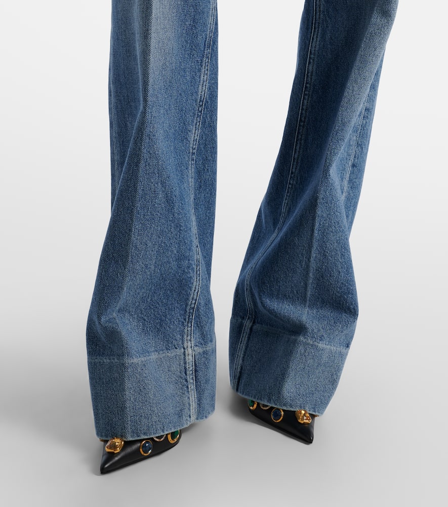 Dolce & Gabbana High-rise Straight Jeans In Blue