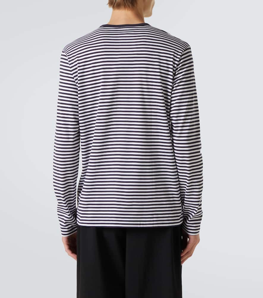 Sunspel Striped Cotton T-shirr