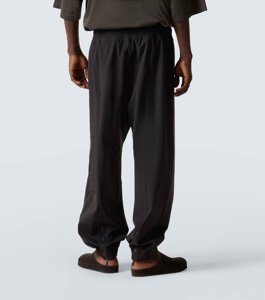Fear Of God Cotton Sweatpants With Elasticated Hem And Ribbed Cuffs In Black