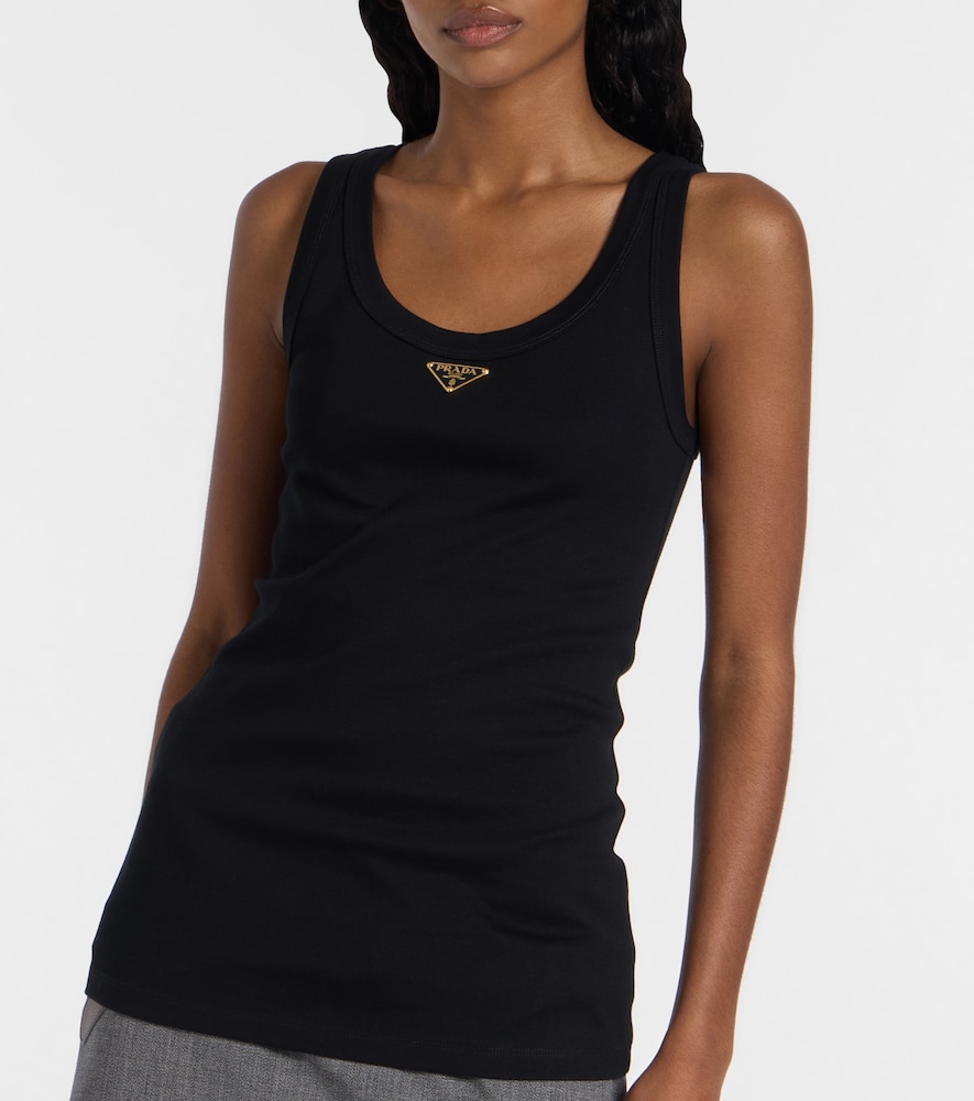  Prada Prada Top Aus Rippstrick 