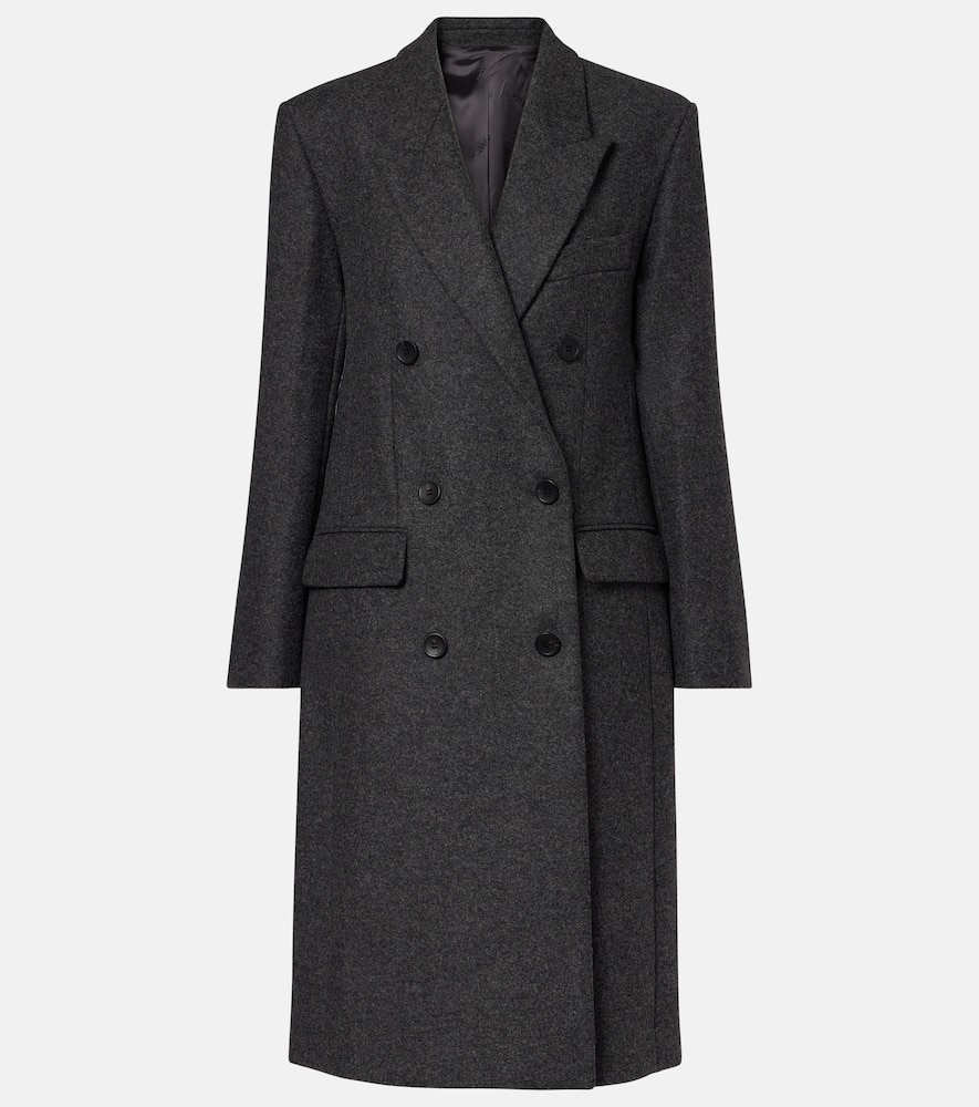 Irene double-breasted virgin wool coat