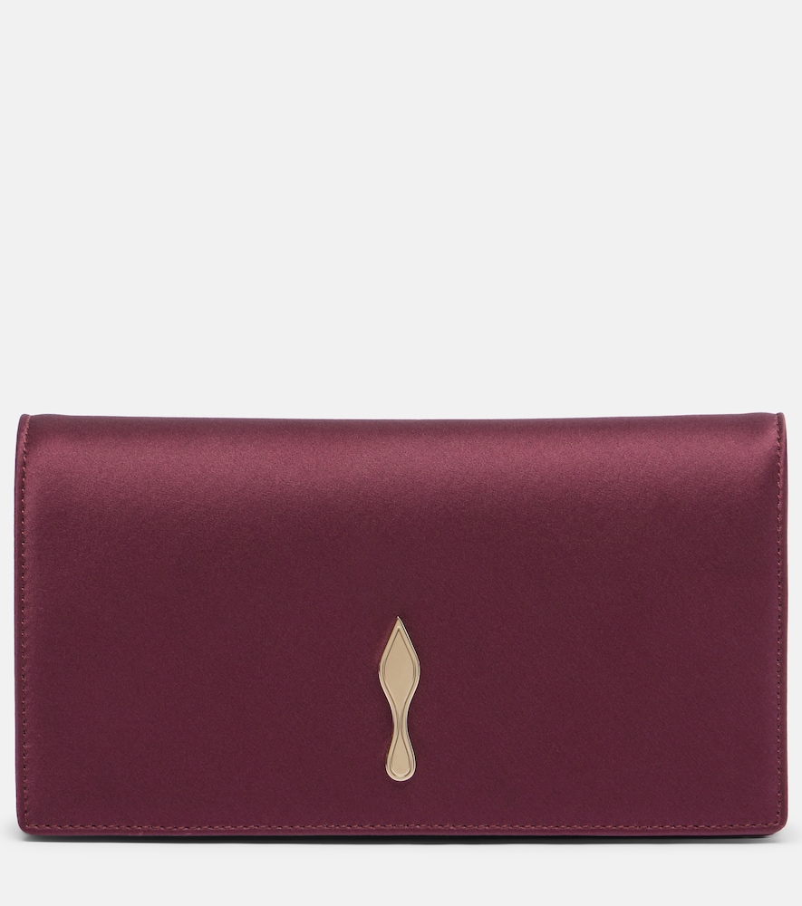 Christian Louboutin Bettina crêpe satin clutch | Thumbnail 7 Christian Louboutin Bettina crêpe satin clutch | Thumbnail 7
