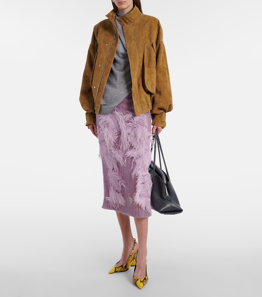 The Attico Virgin wool turtleneck sweater