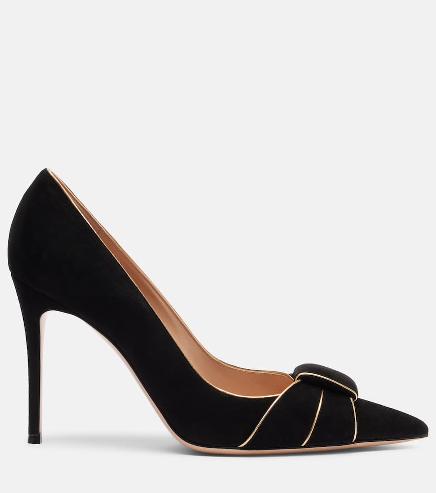 Gianvito Rossi Suede Pumps In Black