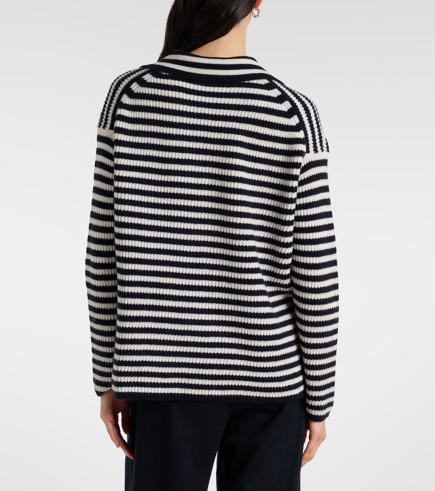  Max Mara Max Mara Top Gomma Rayé En Cachemire 
