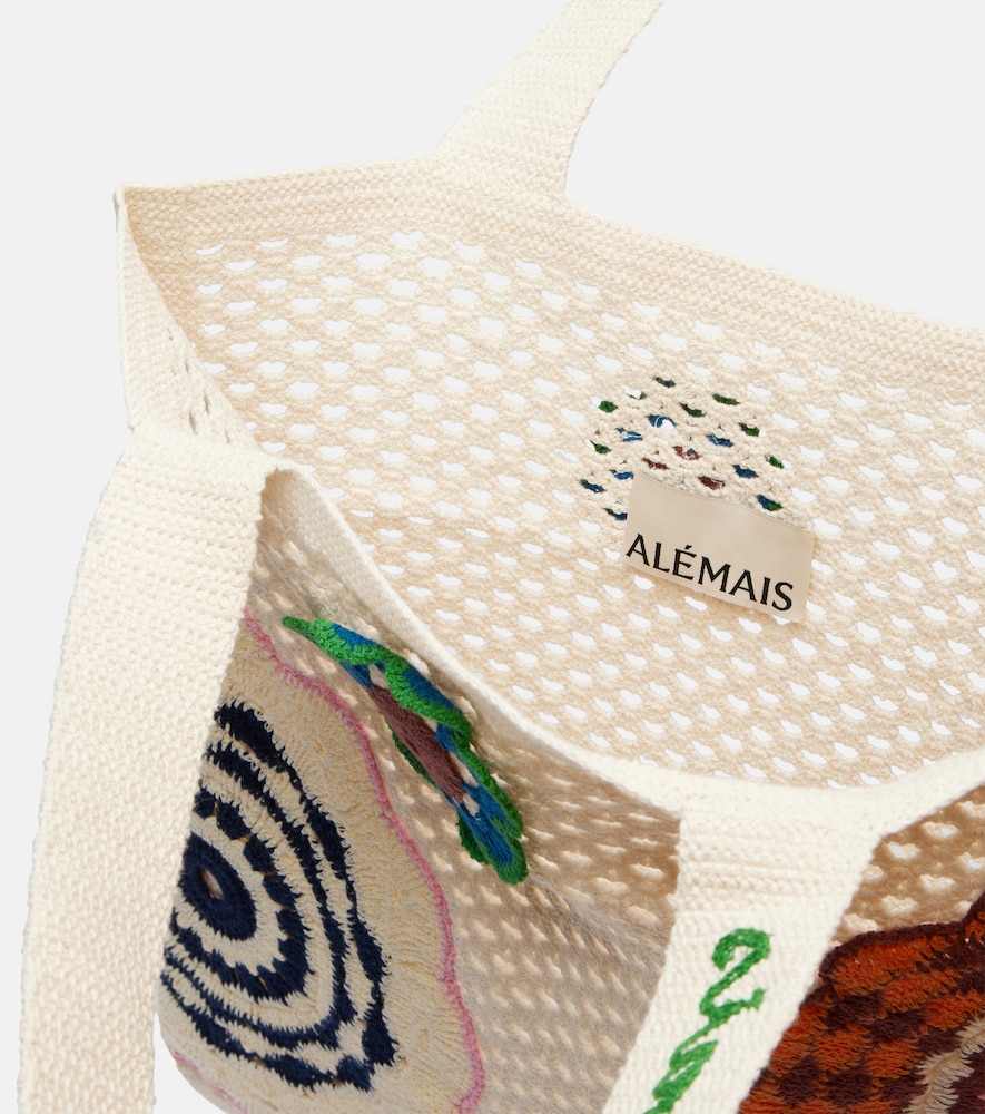  Alemais Alã©mais Medium Crochet Tote Bag 
