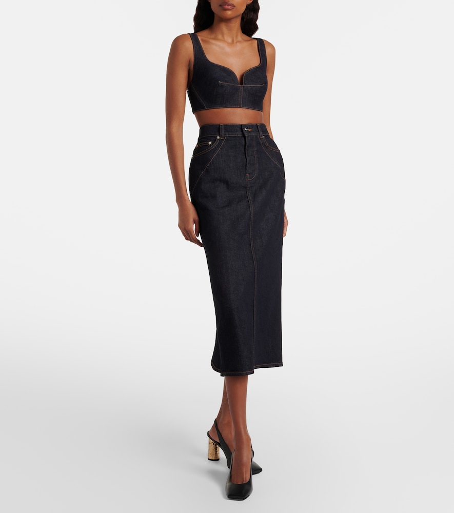  Givenchy Givenchy Midirock Aus Denim 