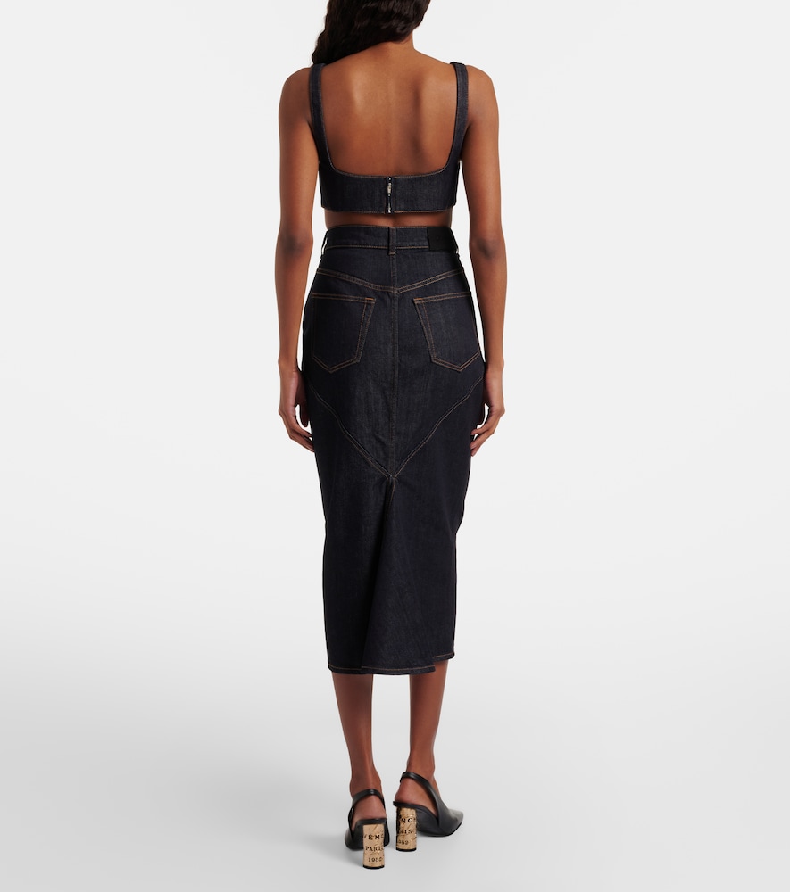  Givenchy Givenchy Midirock Aus Denim 