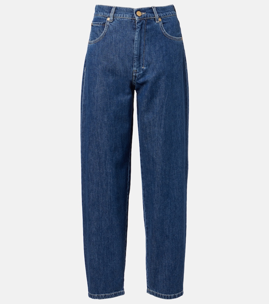'S Max Mara Masia high-rise barrel-leg jeans