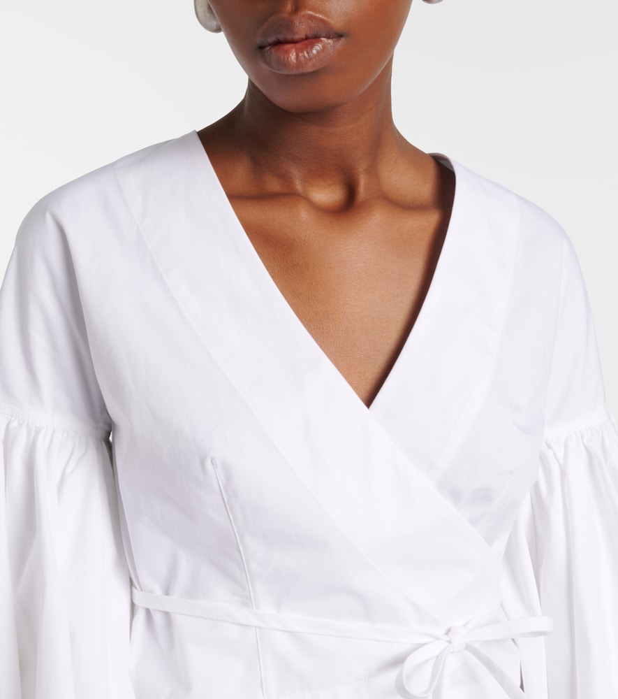 Jacquemus Jacquemus Wickeltop Paysan Aus Baumwollpopeline 