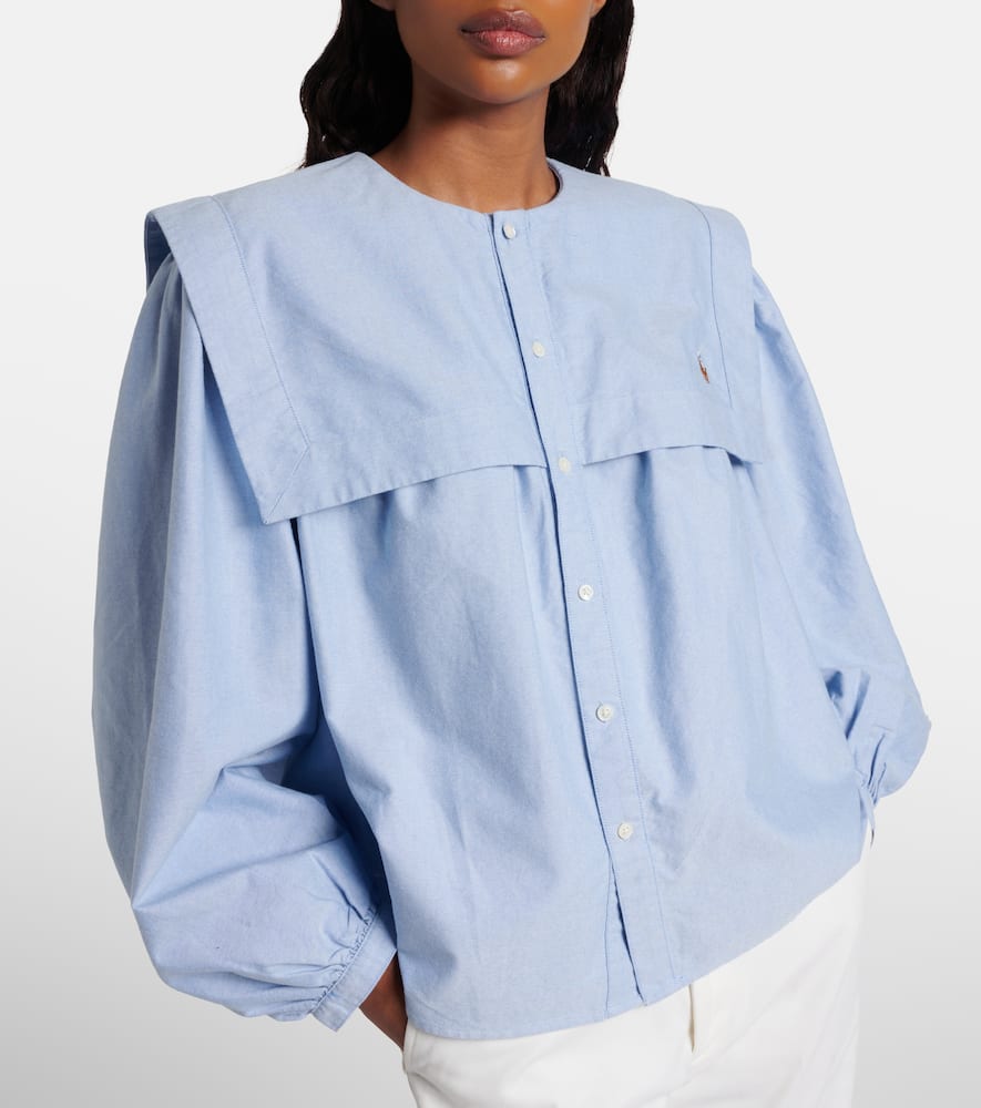 Polo Ralph Lauren Cotton Oxford Shirt In Blue