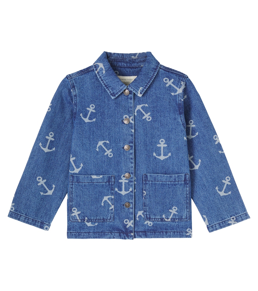 Konges Slojd Blue Magot Printed Denim Jacket Y 7/8 - Mytheresa