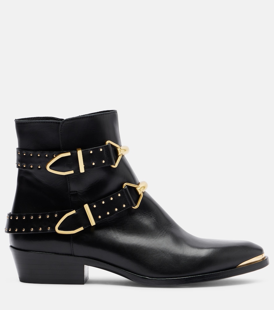  Isabel Marant Isabel Marant Zalya Studded Leather Ankle Boots 