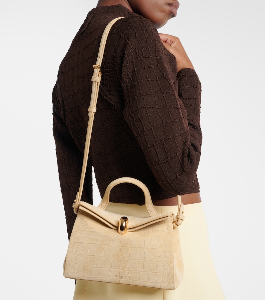  Jacquemus Jacquemus Valerie Small Suede Top-handle Bag 