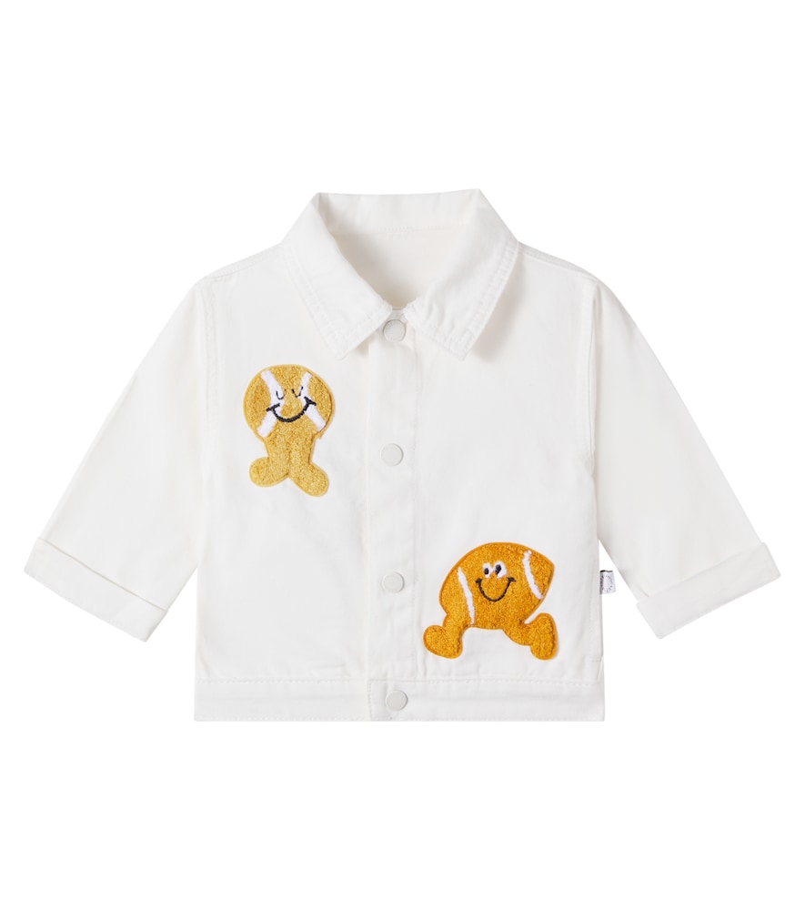 Stella Mccartney Kids White Baby Patch-Applique Denim Shirt M Size 24 - Mytheresa