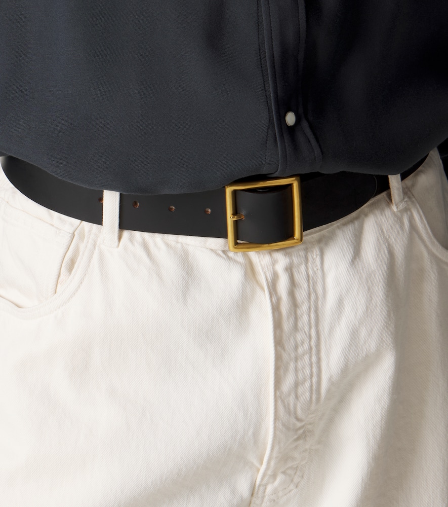 Visvim Leather Belt In Black