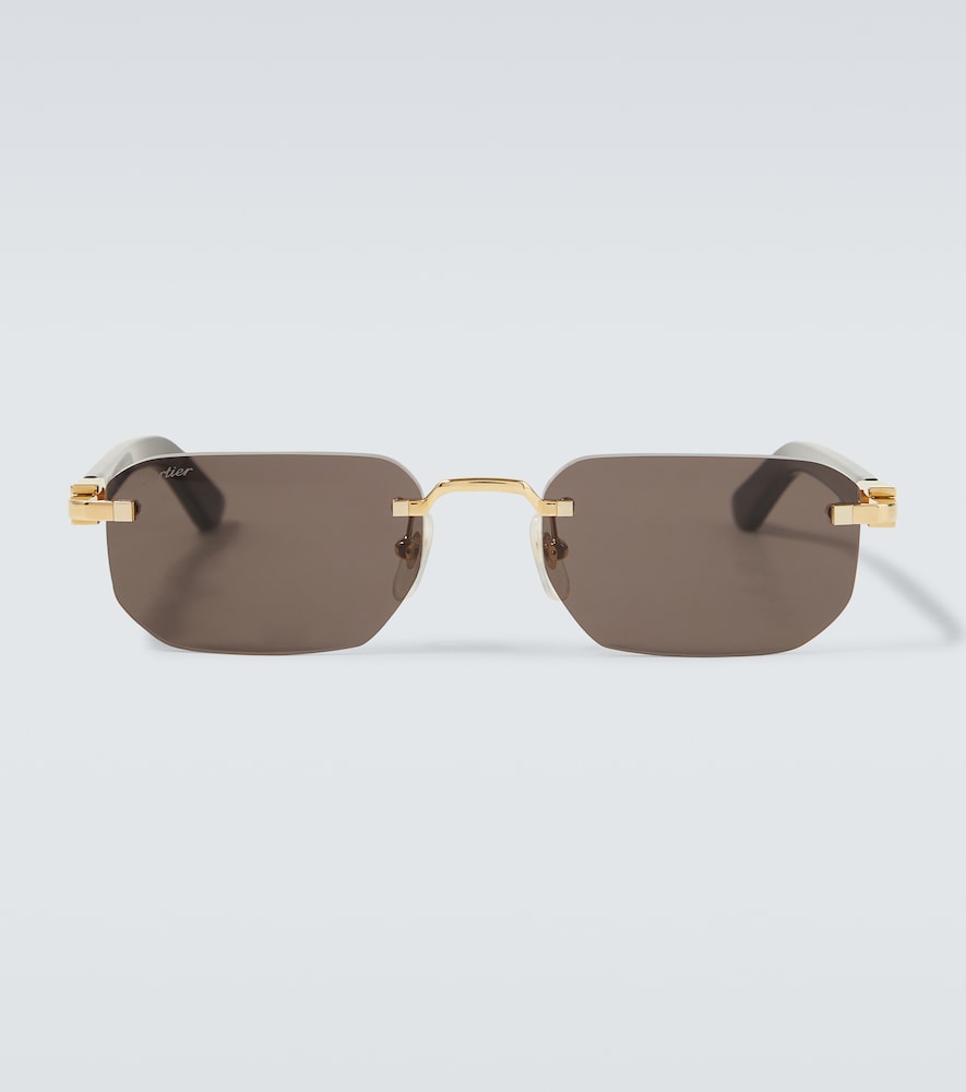 Cartier Eyewear Collection Signature C rectangular sunglasses