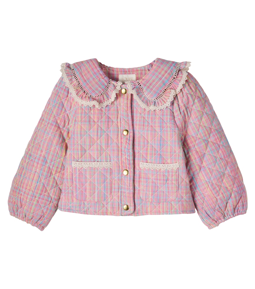 Louise Misha Joulia Checked Quilted Cotton Jacket