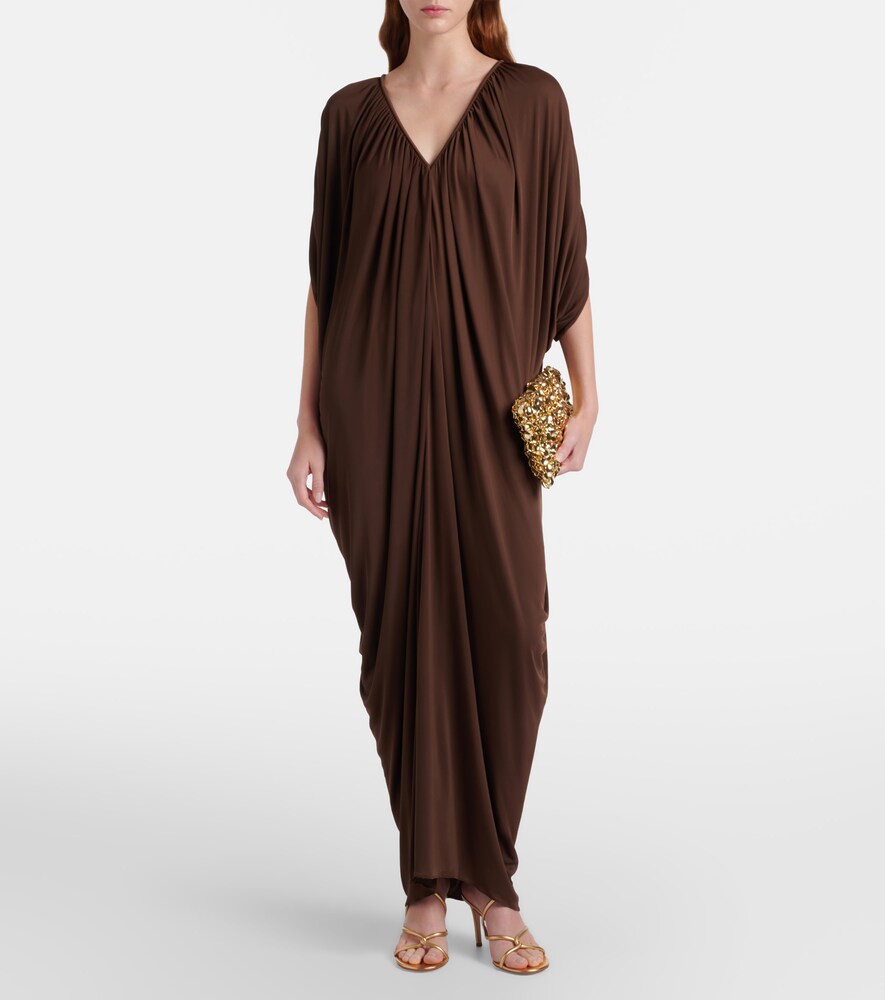 Adriana Degreas Draped maxi dress