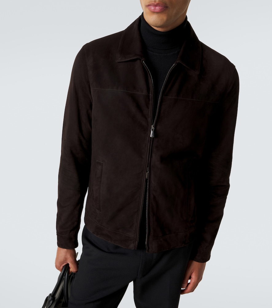  Thom Sweeney Thom Sweeney Blouson Aus Veloursleder 