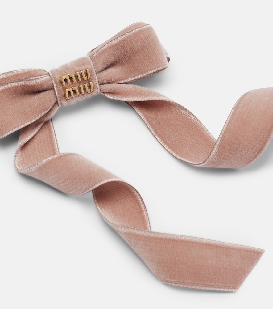  Miu Miu Miu Miu Haarspange Aus Samt 