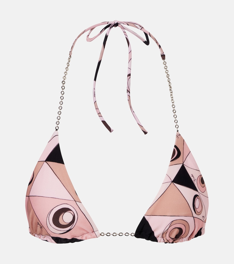 Pucci Occhi chain-detail bikini top