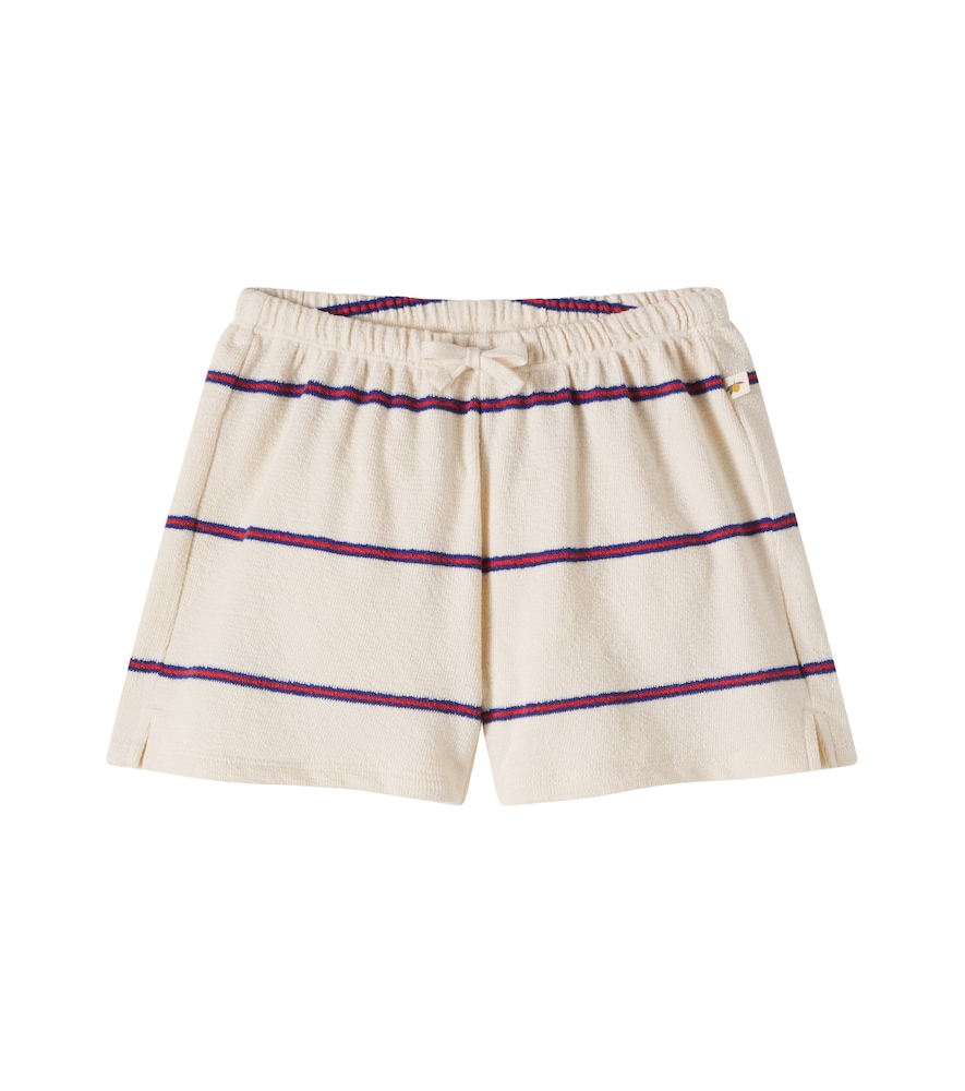 Konges Slojd White Trio Striped Cotton-Blend Shorts Y Size 4 - Mytheresa