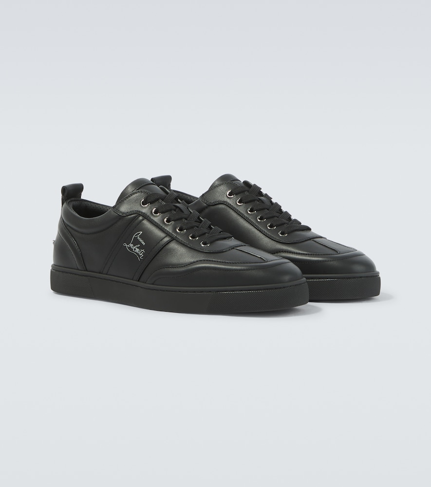Sneakers Retero in pelle con logo