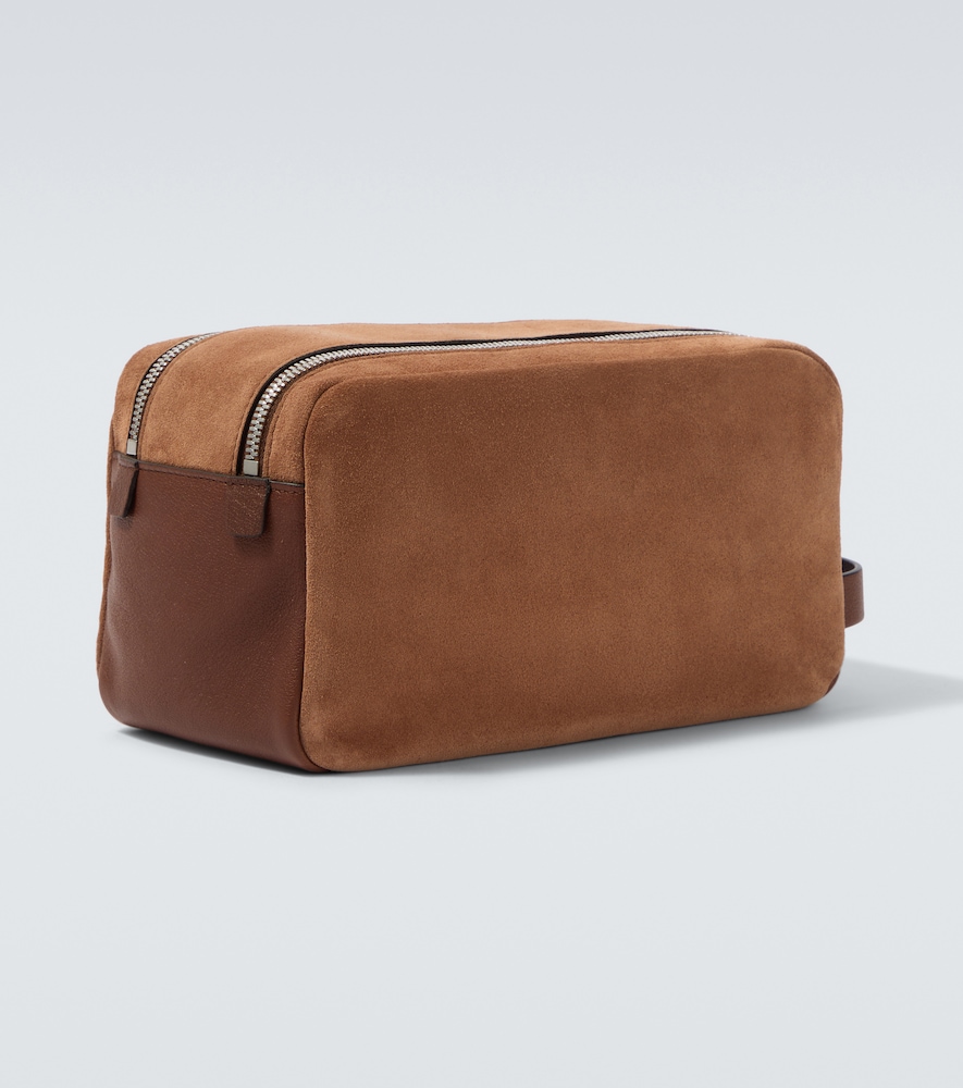 Suede Toiletry Bag