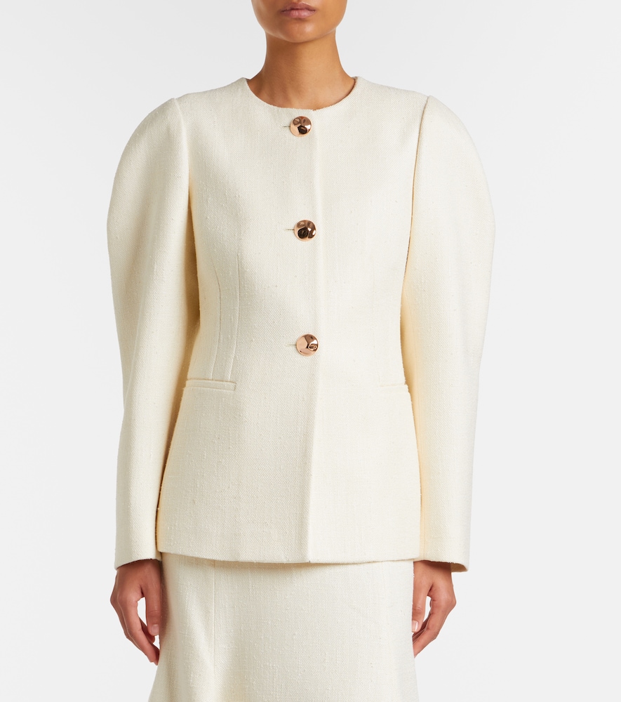  Gabriela Hearst Gabriela Hearst Daelan Silk And Wool Blazer 