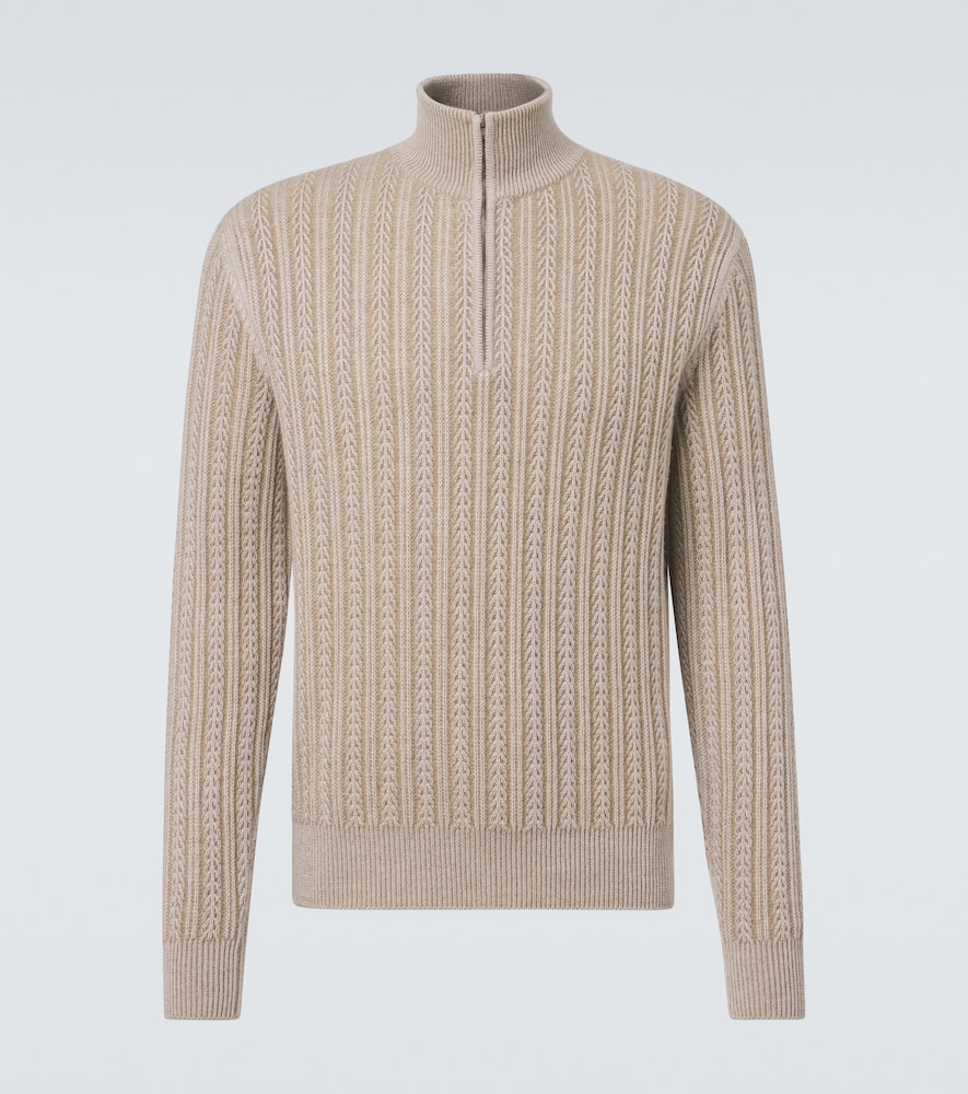 Pullover in cashmere, lana e seta