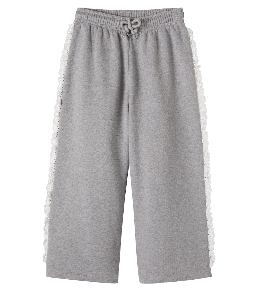 Pantaloni sportivi Ash in cotone con pizzo